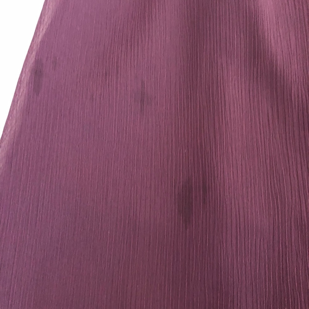 David Bridal flounced crinkle chiffon sheath bridesmaids dress - Picture 8 of 10